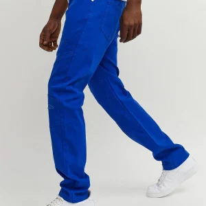 Outlet Adamson Ripped Detail Slim Jeans - Blue Denim Jeans | Denim
