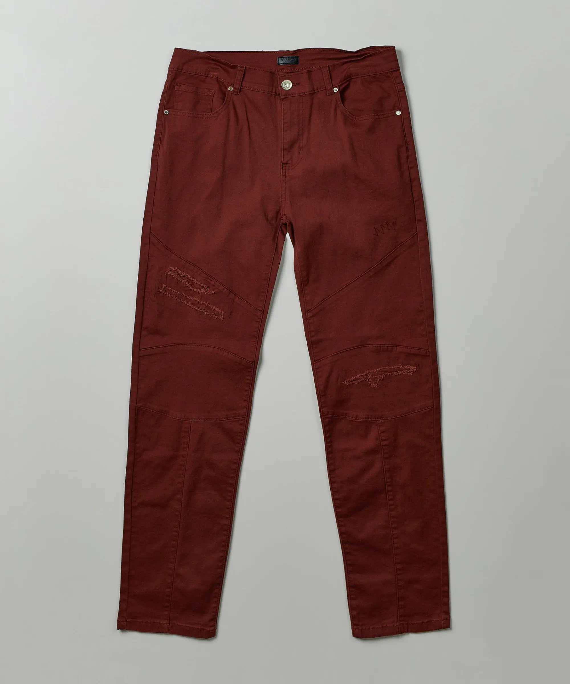 adamson_ripped_detail_slim_jeans__brown_1.webp Sale Adamson Ripped Detail Slim Jeans - Brown Denim Jeans | Denim