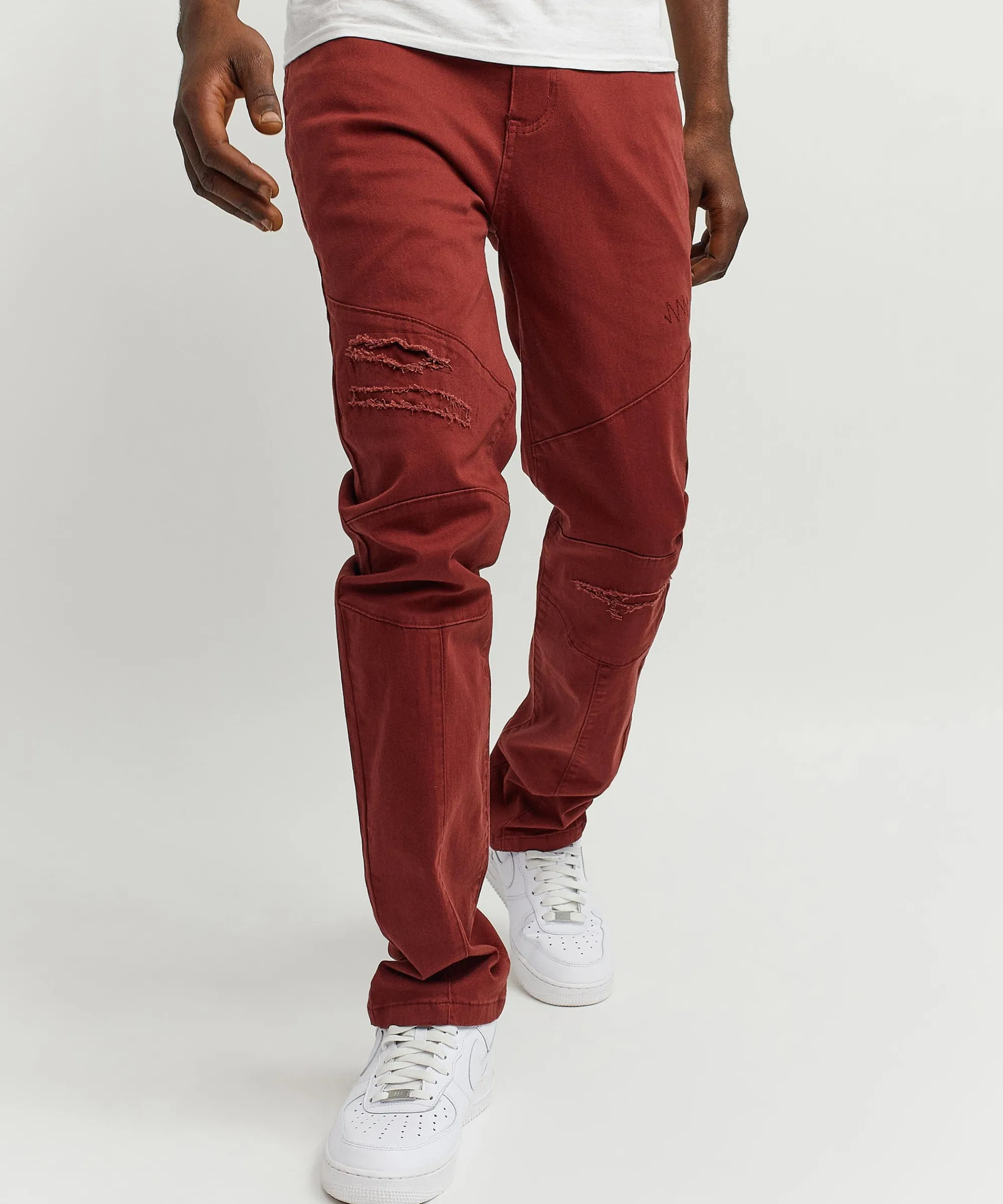 adamson_ripped_detail_slim_jeans__brown_3.webp Sale Adamson Ripped Detail Slim Jeans - Brown Denim Jeans | Denim