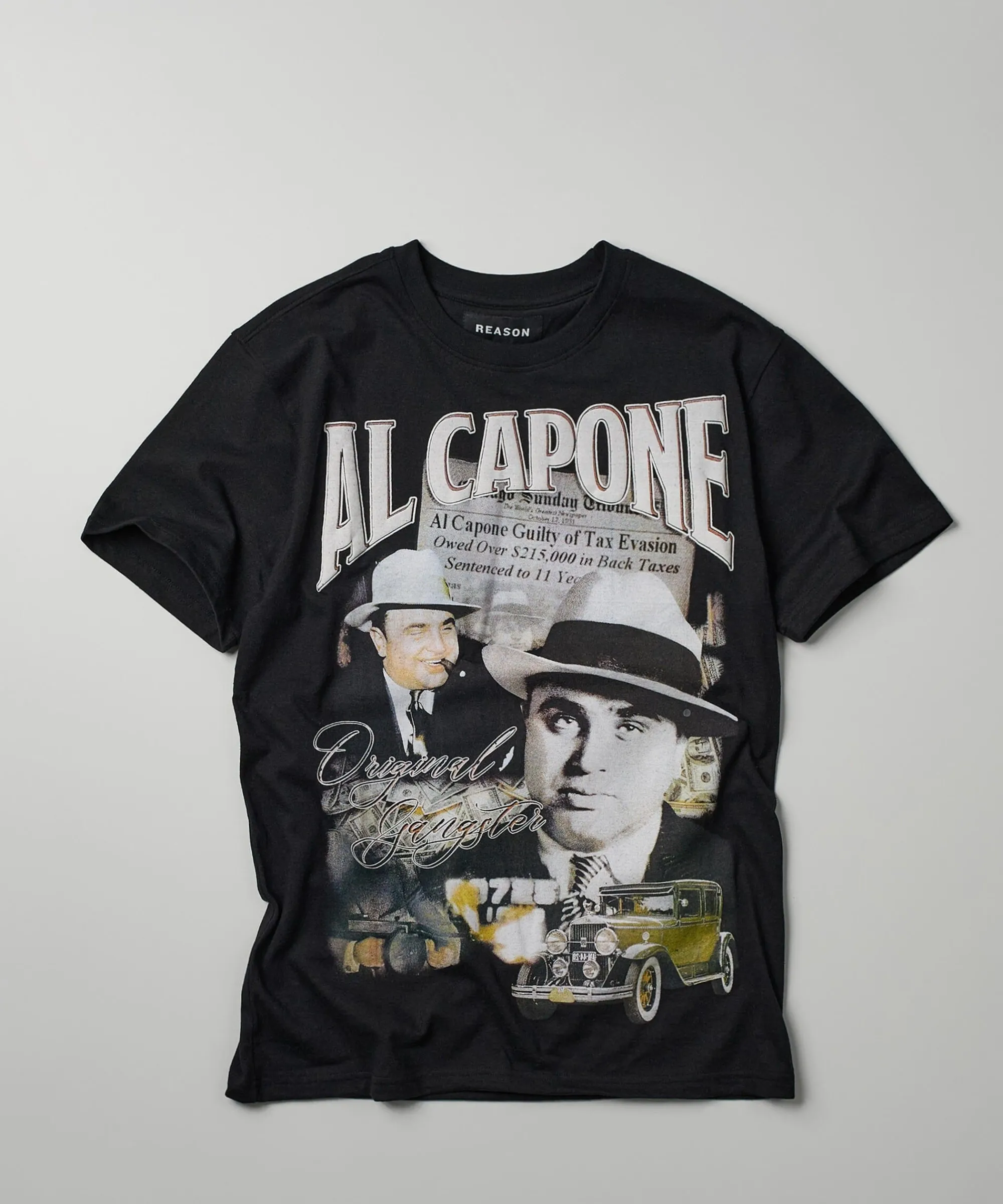 al_capone_short_sleeve_vintage_tee__black_0.webp Clearance Al Capone Short Sleeve Vintage Tee - Black Graphic Tees