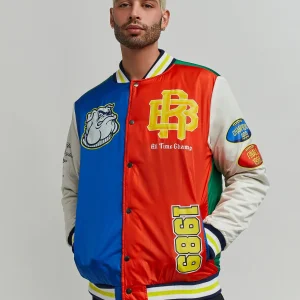 Hot All Time Champ Nylon Bomber Varsity Jacket Varsity Jackets
