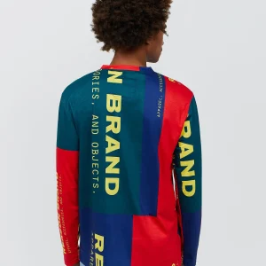 Cheap Arseno Multi Color Long Sleeve Logo Tee Graphic Tees