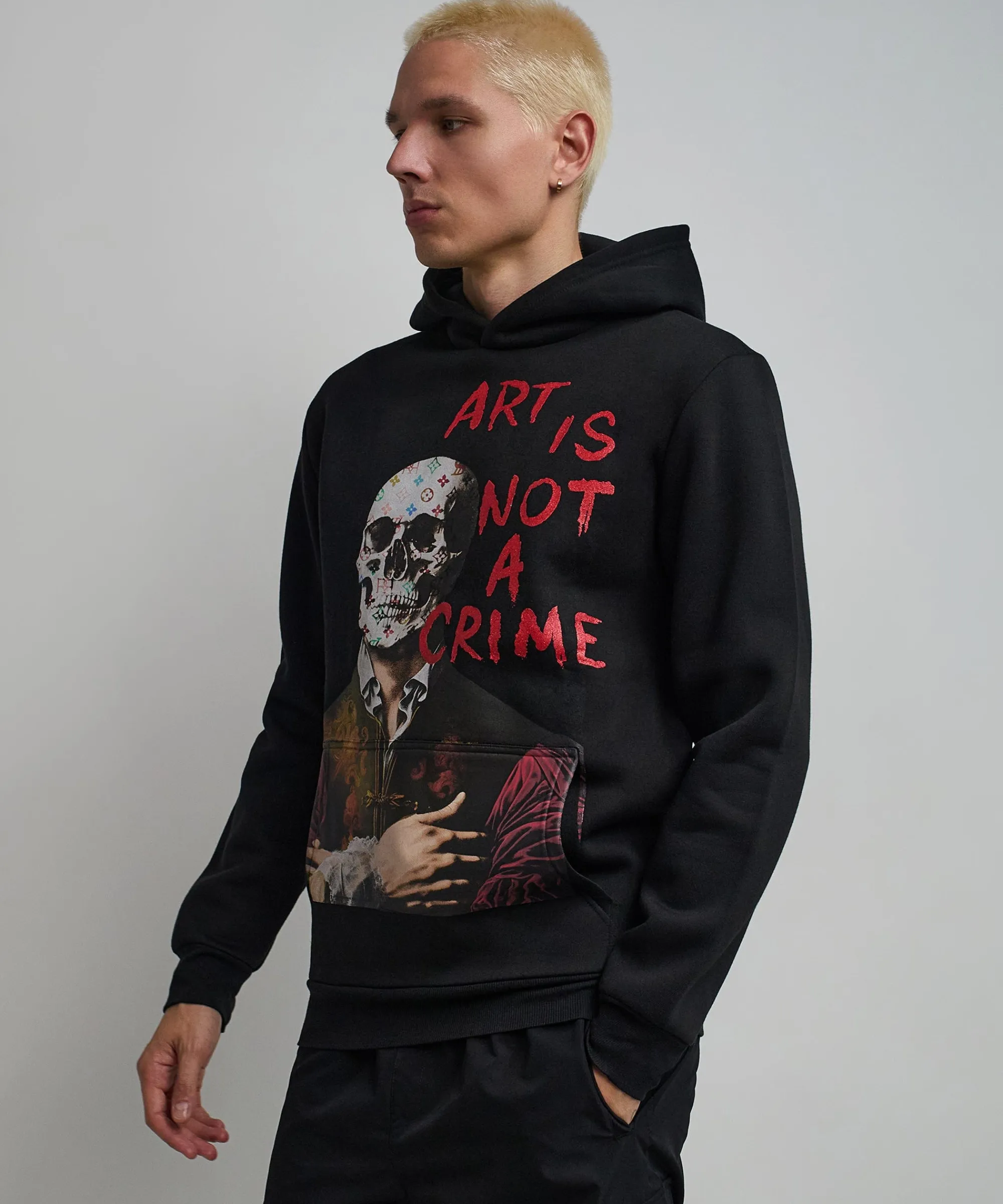 art_is_not_a_crime_graphic_print_hoodie__black_2.webp Best Sale Art Is Not A Crime Graphic Print Hoodie - Black Hoodies | Hoodies
