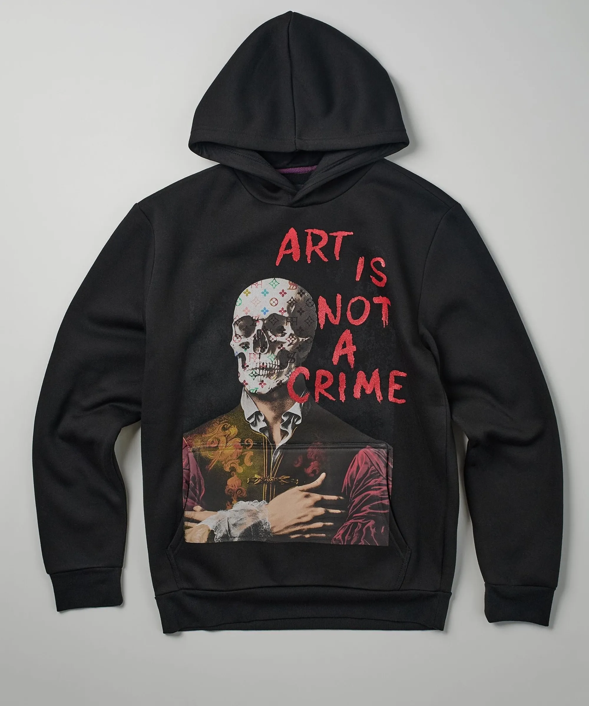 art_is_not_a_crime_graphic_print_hoodie__black_3.webp Best Sale Art Is Not A Crime Graphic Print Hoodie - Black Hoodies | Hoodies