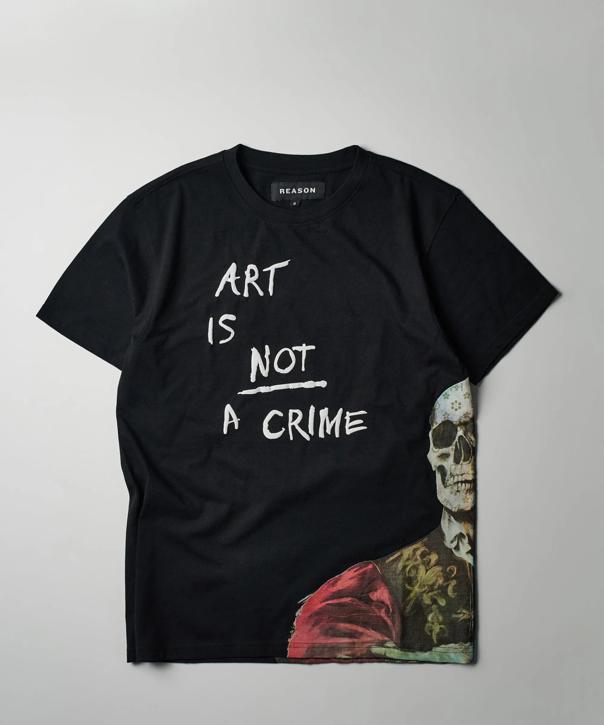 art_is_not_a_crime_oversized_short_sleeve_tee__black_0.webp Shop Art Is Not A Crime Oversized Short Sleeve Tee - Black Oversized Tees | Graphic Tees