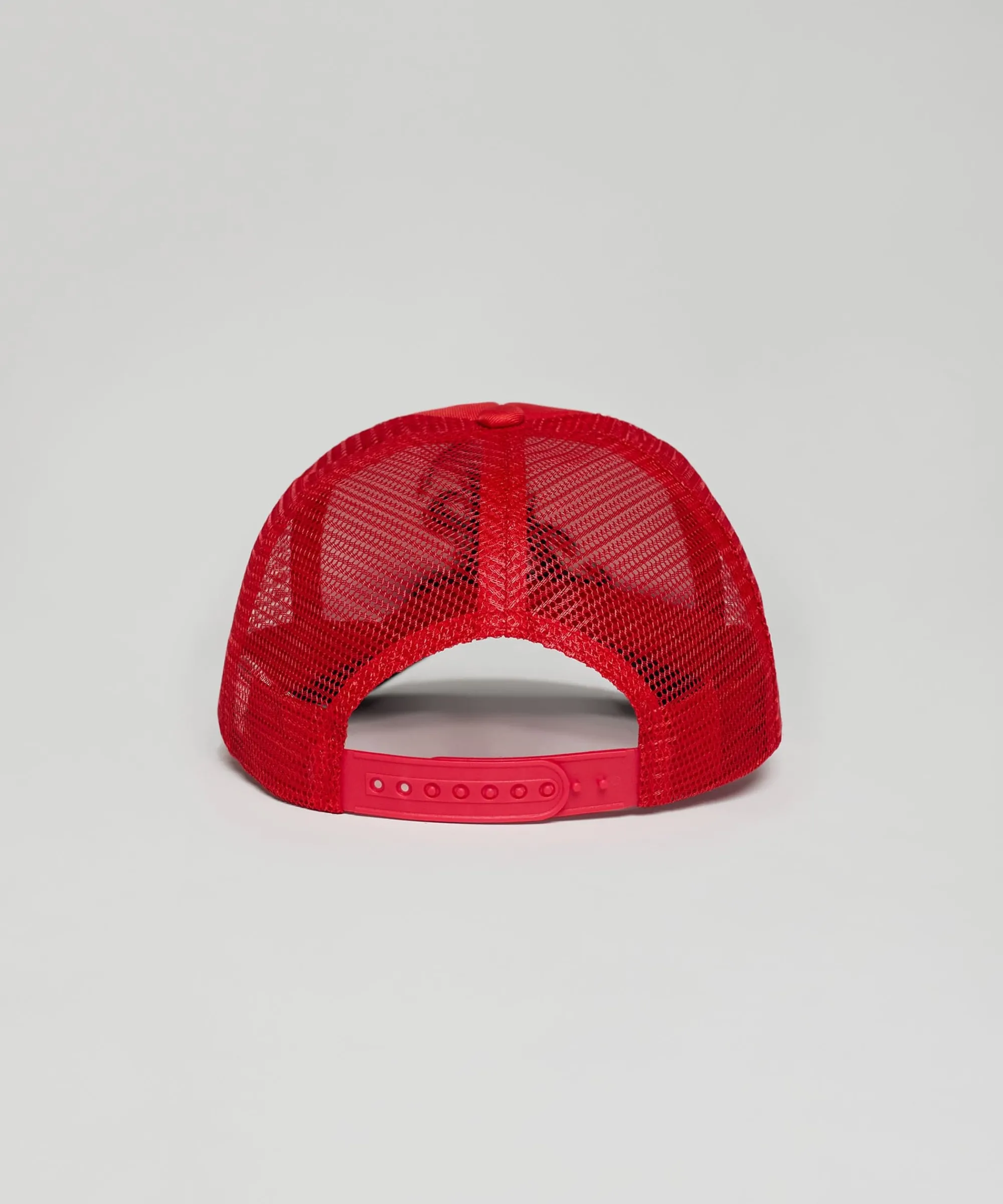 atlanta_embroidery_trucker_hat__red_2.webp Best Sale Atlanta Embroidery Trucker Hat - Red Hats
