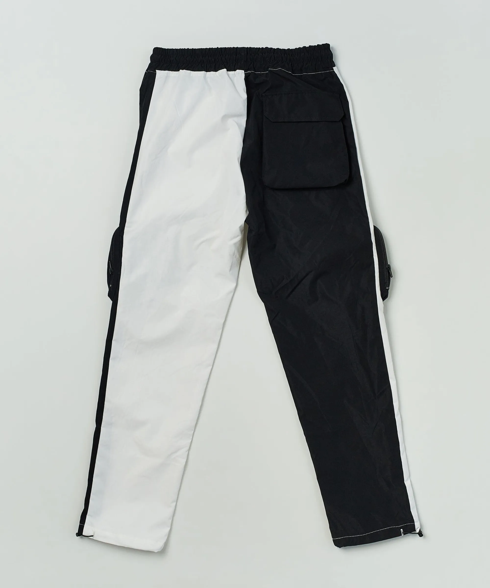 bader_cotton_twill_color_block_utility_joggers__blackwhite_5.webp Discount Bader Cotton Twill Color Block Utility Joggers - Black&White Shop All Bottoms | Cargo & Utility Pants