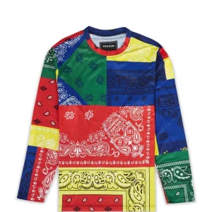 Best Bandana Multi Color Long Sleeve Tee Long Sleeve Tees | Graphic Tees