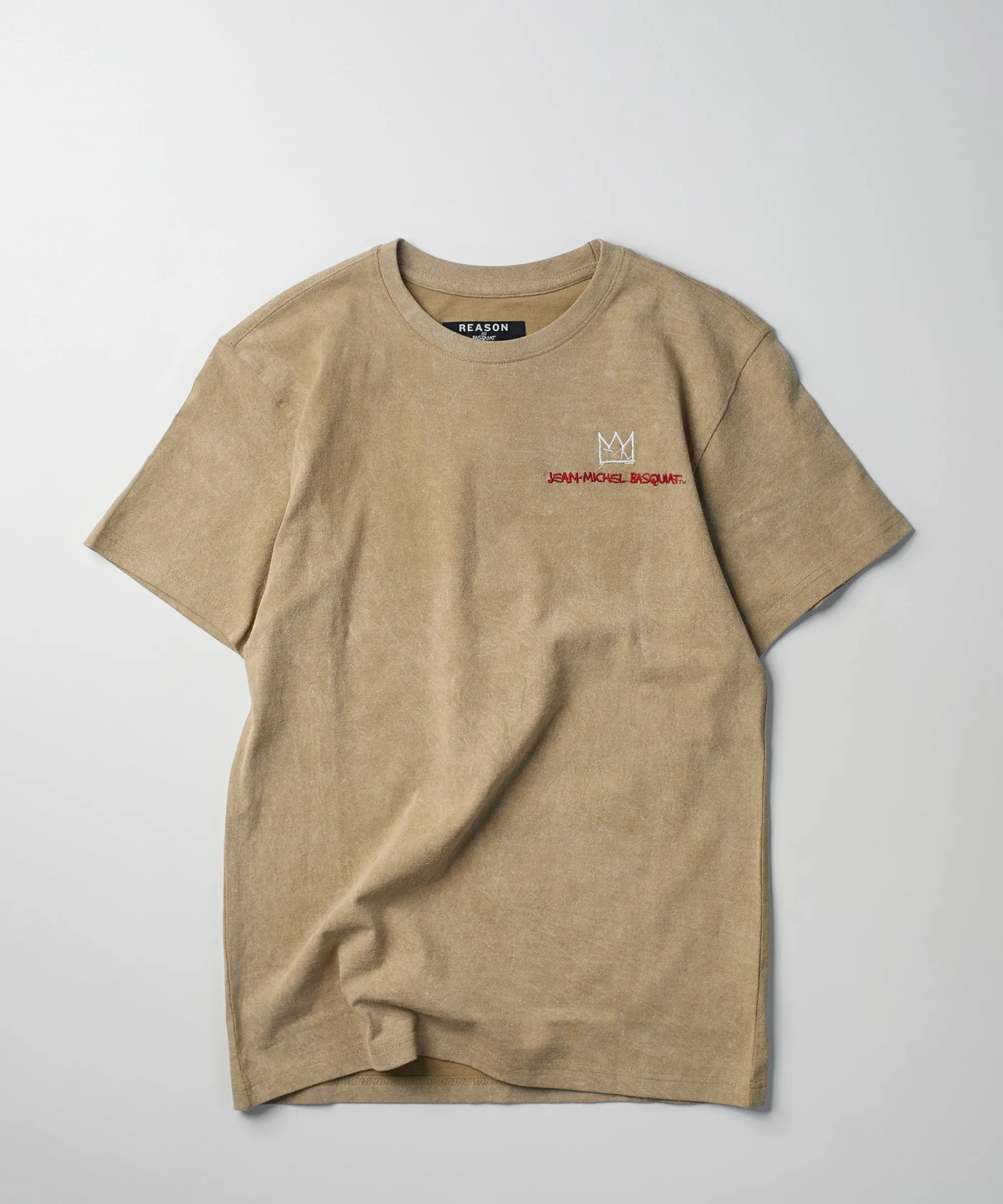 basquiat_equals_pi_short_sleeve_tee__khaki_1.webp New Basquiat Equals Pi Short Sleeve Tee - Khaki Graphic Tees