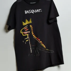 Online Basquiat™ Pez Dino Print Tee - Black Graphic Tees