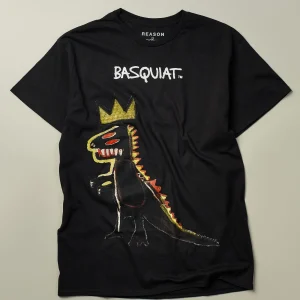 Online Basquiat™ Pez Dino Print Tee - Black Graphic Tees
