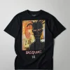Hot Basquiat Self Portrait Short Sleeve Tee - Black Graphic Tees