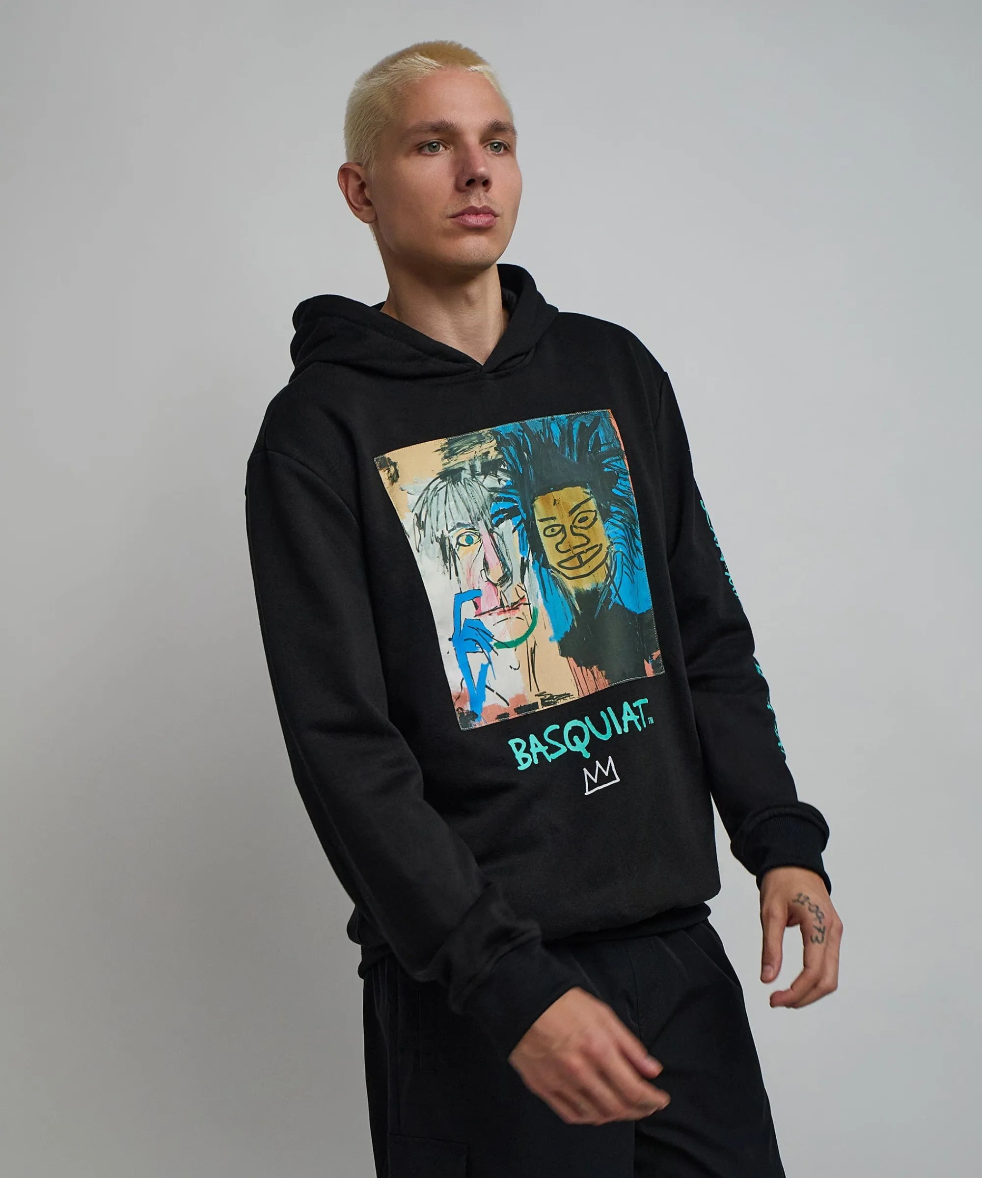 basquiat_world_famous_hoodie__black_2.webp Flash Sale Basquiat™ World Famous Hoodie - Black Hoodies | Hoodies