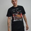 Hot Better Tomorrow Embroidered Short Sleeve Tee - Black Graphic Tees