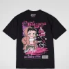 Discount Betty Boop Streets Short Sleeve Tee - Black Graphic Tees