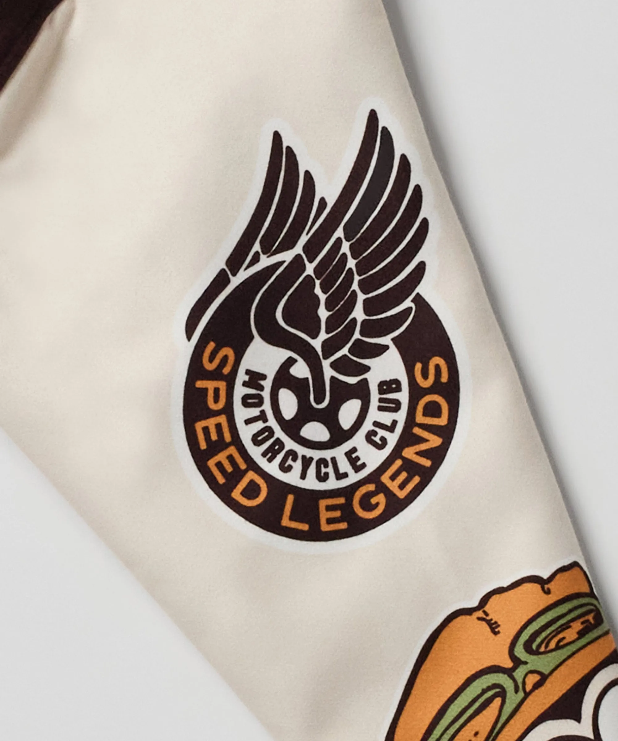 betty_boop_varsity_jacket__brown_3.webp Best Sale Betty Boop Varsity Jacket - Brown Varsity Jackets