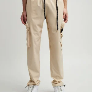 Store Bridges Utility Stretch Tech Nylon Cargo Pants - Cream Shop All Bottoms | Cargo & Utility Pants