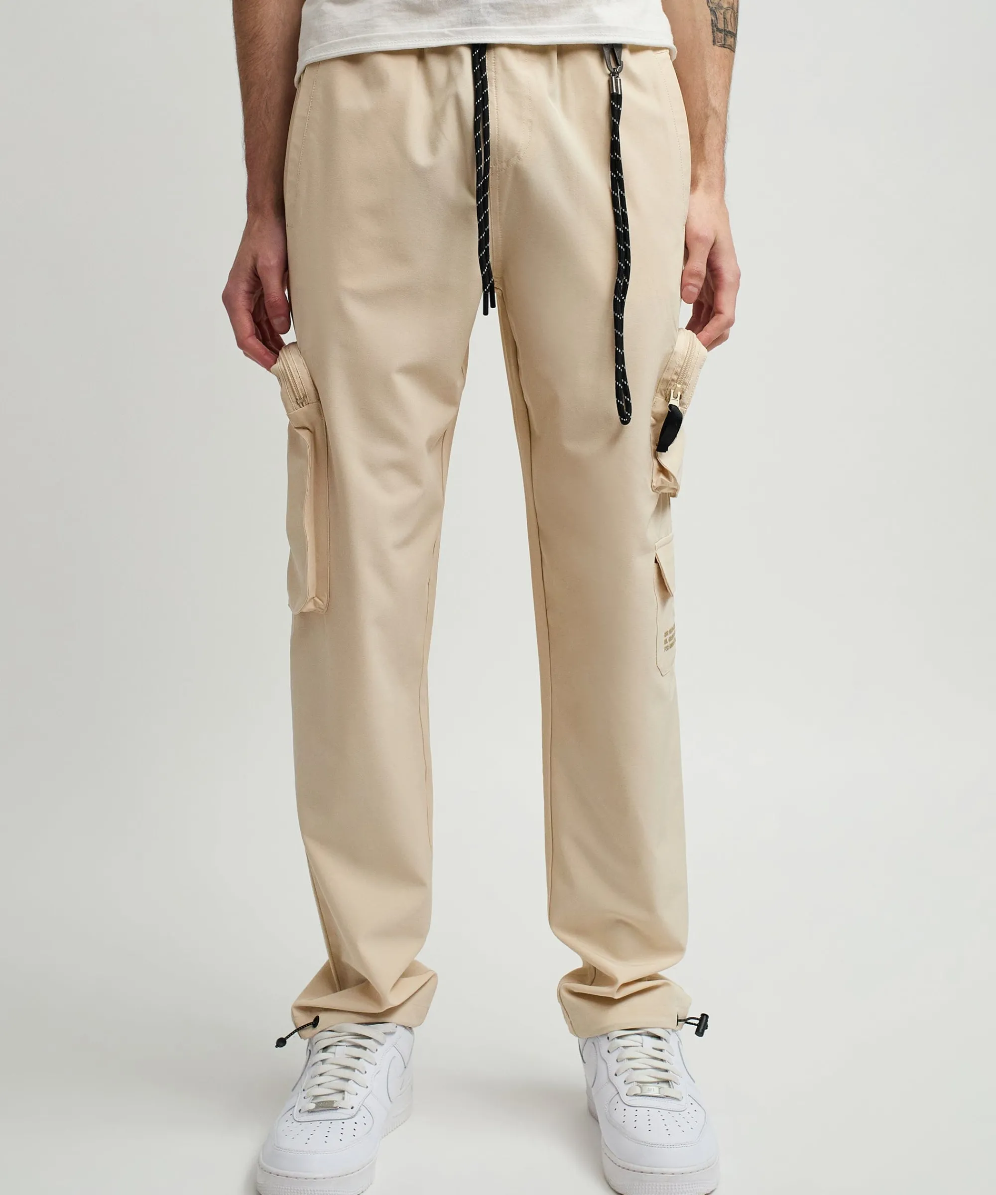 bridges_utility_stretch_tech_nylon_cargo_pants__cream_0.webp Store Bridges Utility Stretch Tech Nylon Cargo Pants - Cream Shop All Bottoms | Cargo & Utility Pants