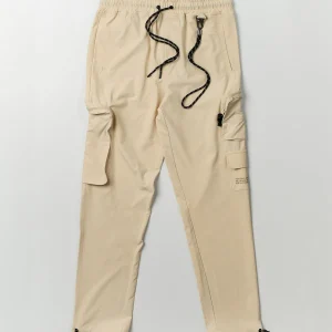 Store Bridges Utility Stretch Tech Nylon Cargo Pants - Cream Shop All Bottoms | Cargo & Utility Pants