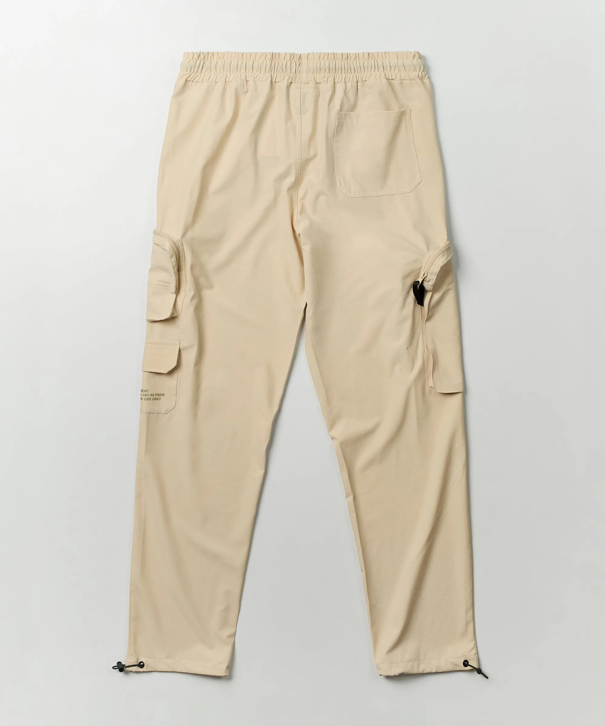 bridges_utility_stretch_tech_nylon_cargo_pants__cream_6.webp Store Bridges Utility Stretch Tech Nylon Cargo Pants - Cream Shop All Bottoms | Cargo & Utility Pants