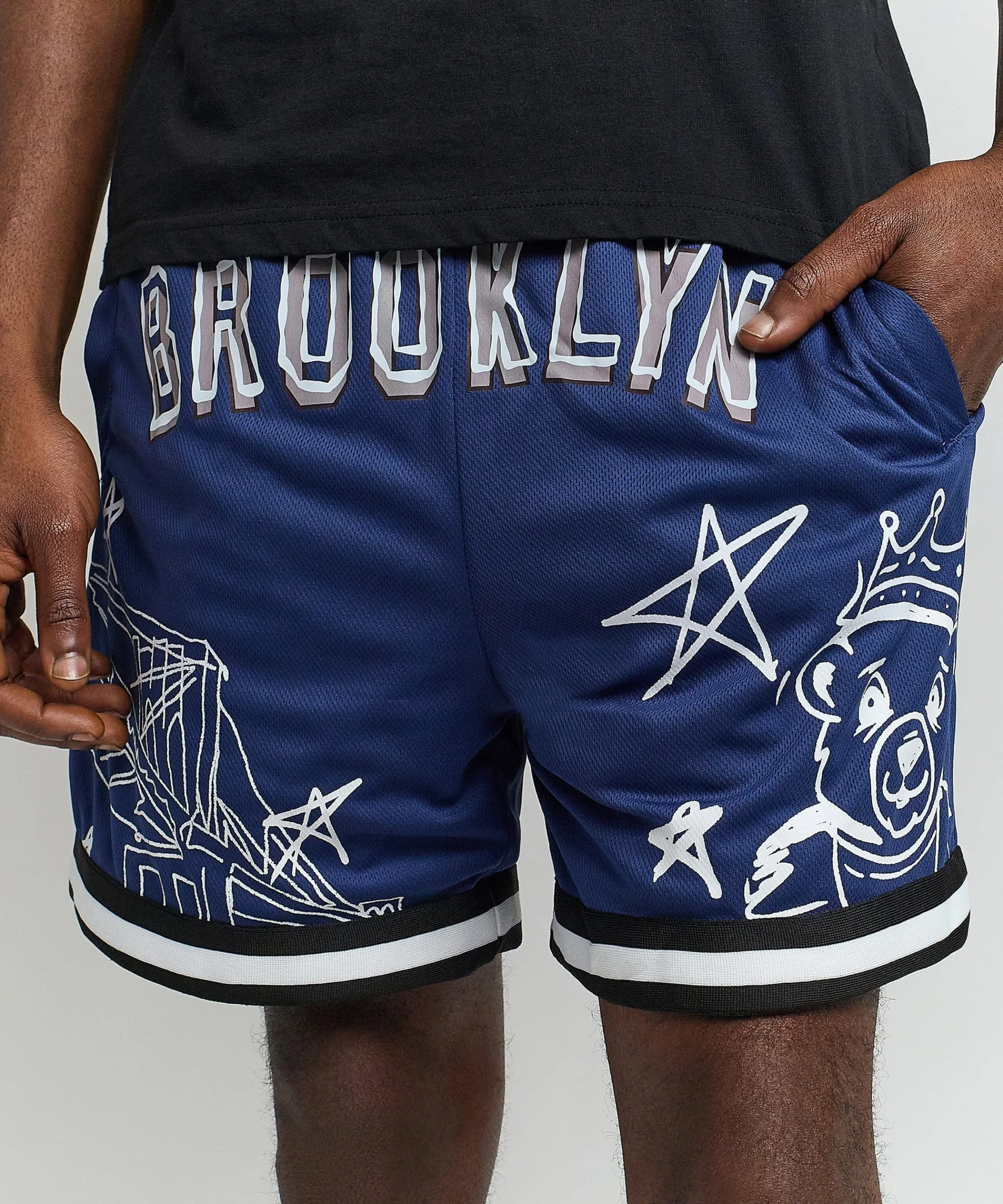 brooklyn_mesh_shorts__navy_5.webp Fashion Brooklyn Mesh Shorts - Navy Shop All Bottoms | Shorts