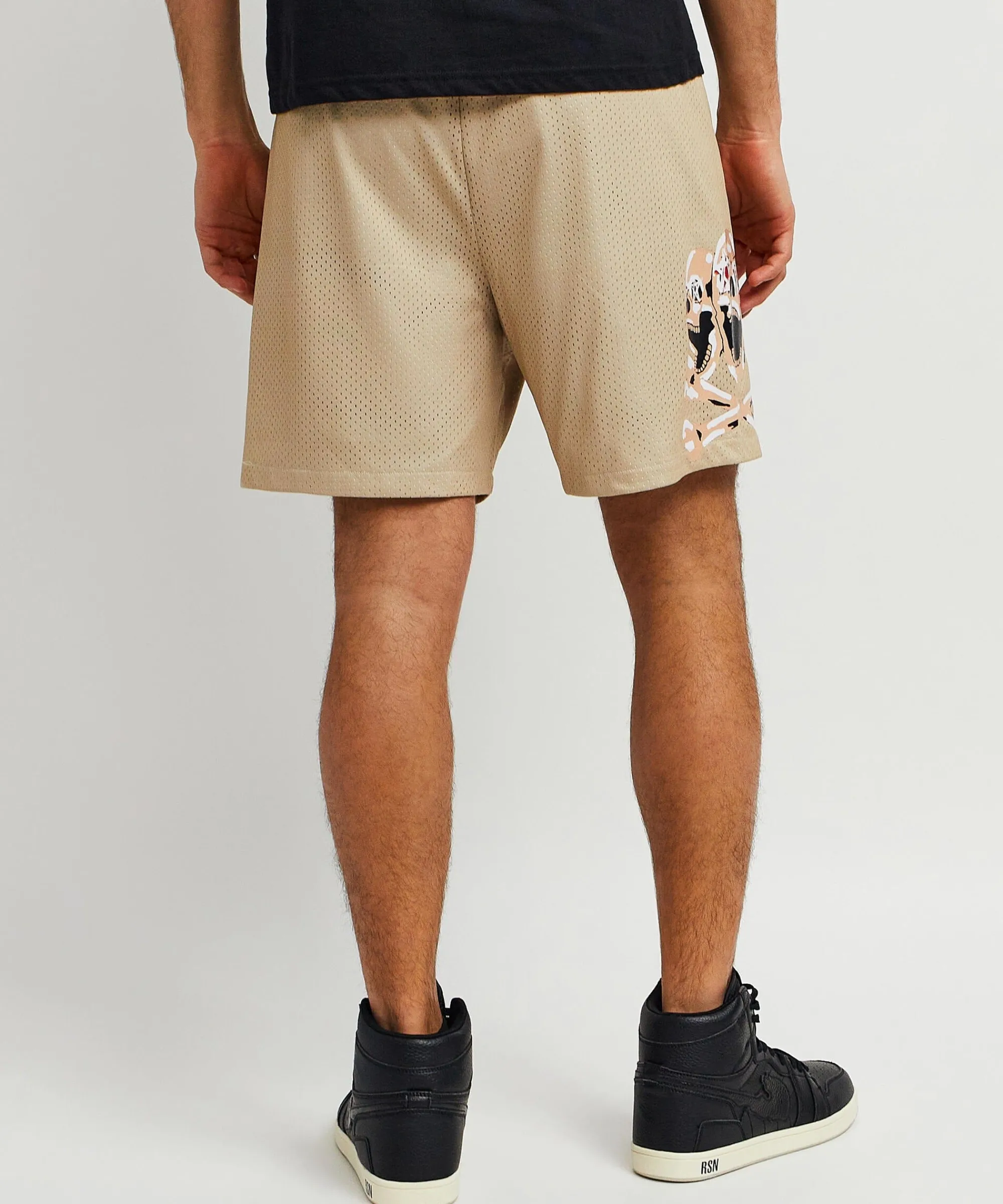 burn_mesh_shorts__khaki_2.webp Cheap Burn Mesh Shorts - Khaki Shop All Bottoms | Shorts