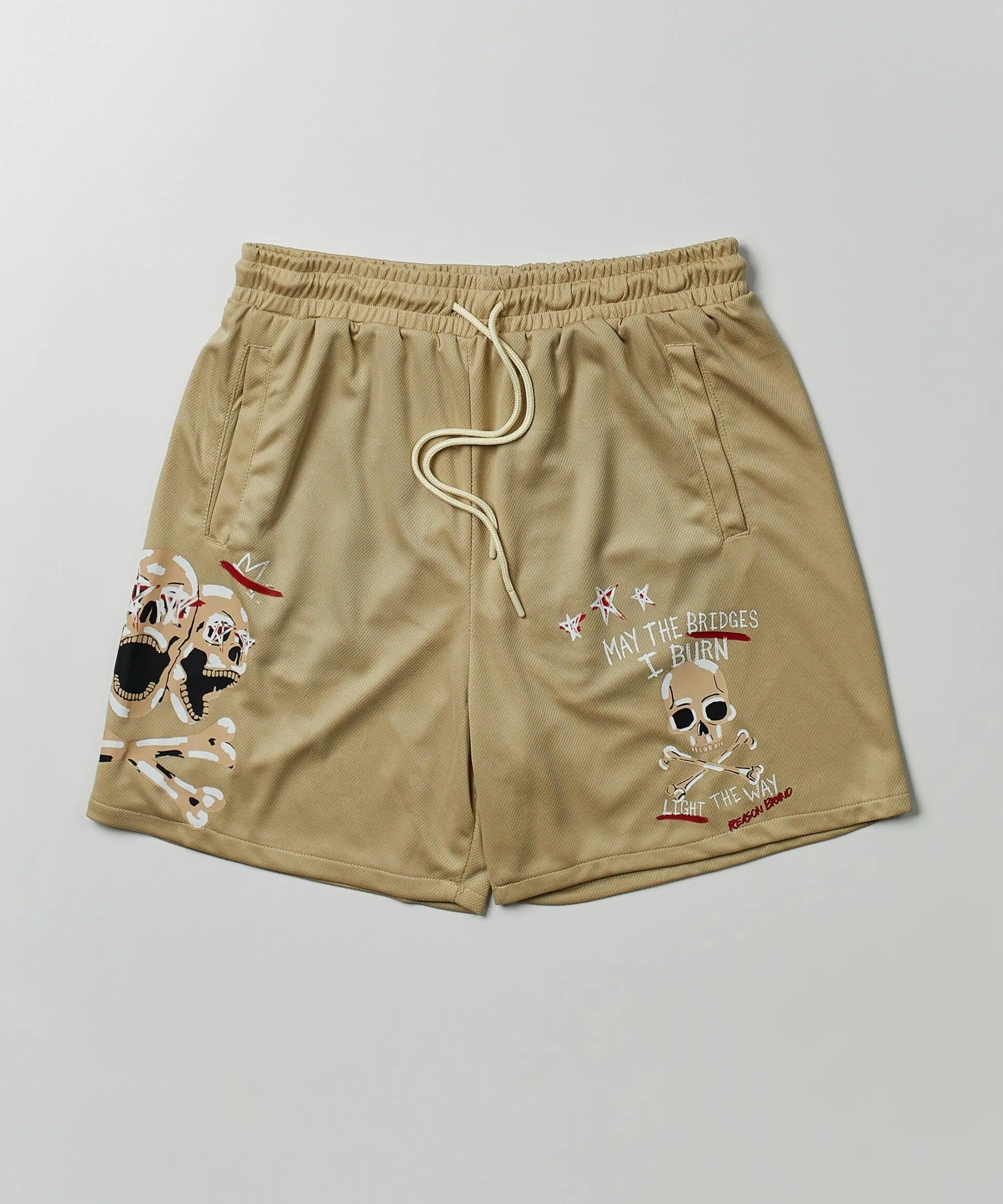 burn_mesh_shorts__khaki_5.webp Cheap Burn Mesh Shorts - Khaki Shop All Bottoms | Shorts