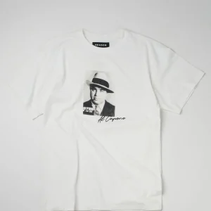 Flash Sale Capone Mugshot Short Sleeve Tee - White Graphic Tees