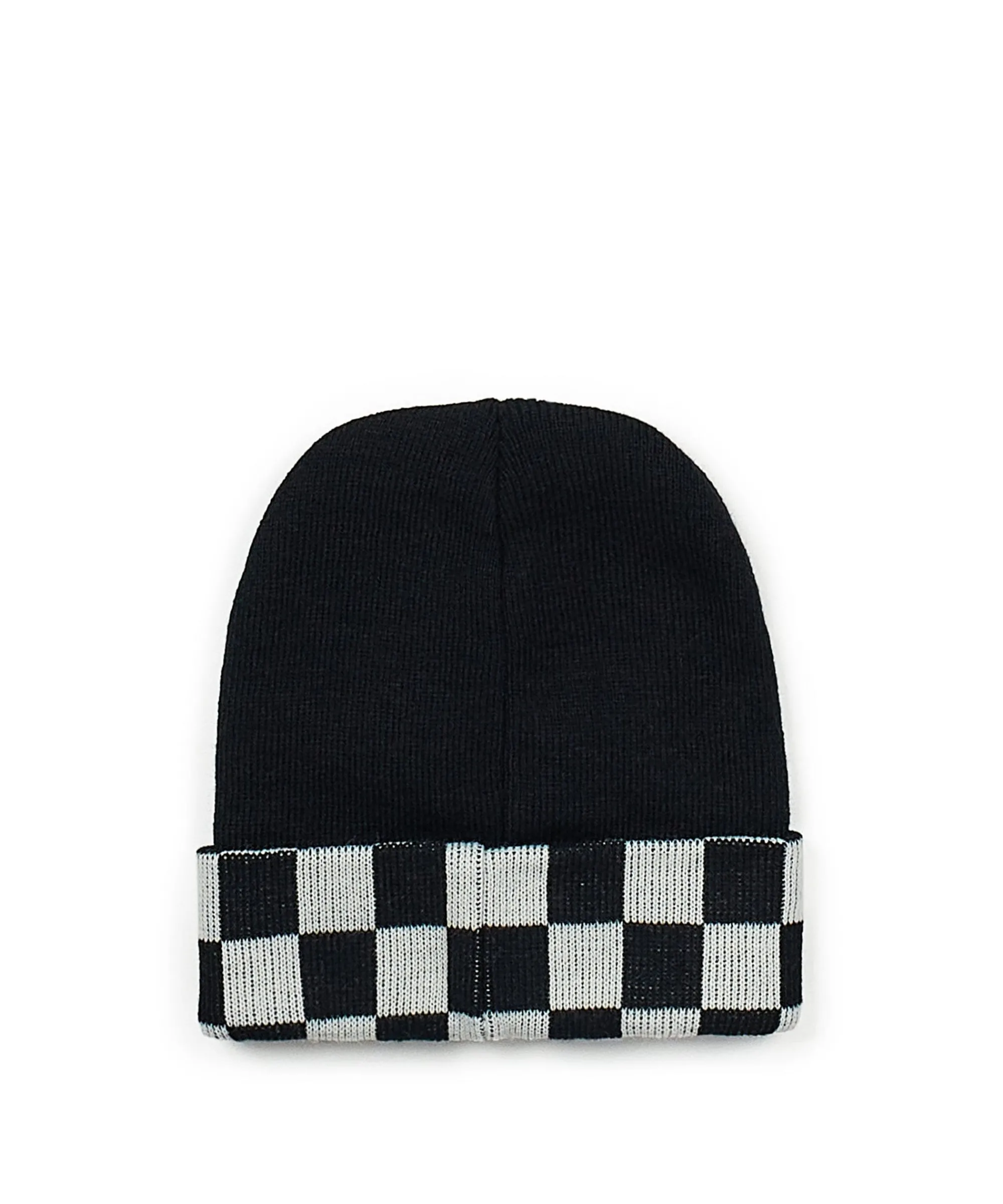 checkerboard_beanie__black_1.webp New Checkerboard Beanie - Black Hats | Beanies
