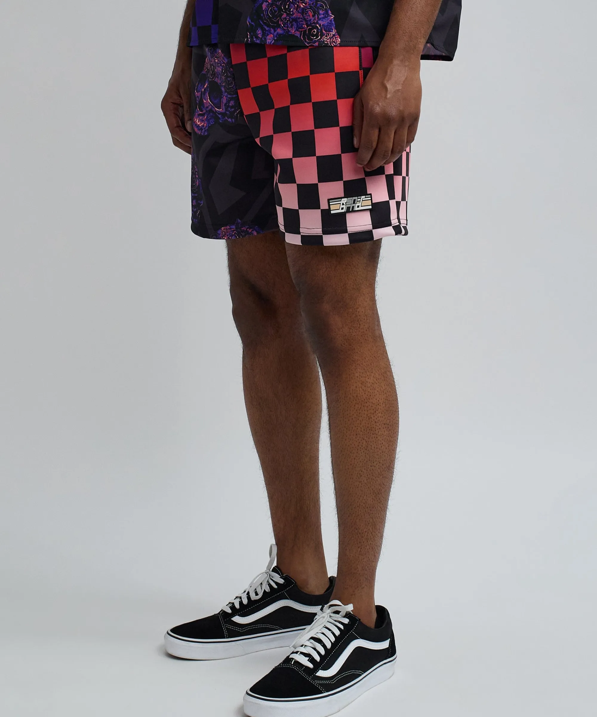 checkers_and_skulls_split_shorts_3.webp Store Checkers And Skulls Split Shorts Shop All Bottoms | Shorts