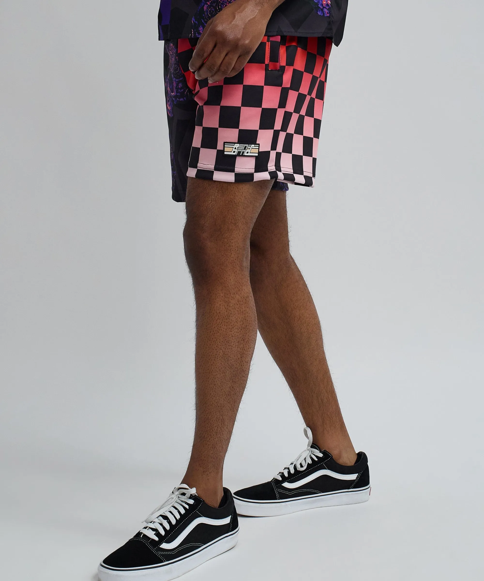 checkers_and_skulls_split_shorts_4.webp Store Checkers And Skulls Split Shorts Shop All Bottoms | Shorts