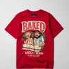 Hot Cheech & Chong Baked Short Sleeve Tee - Red Graphic Tees