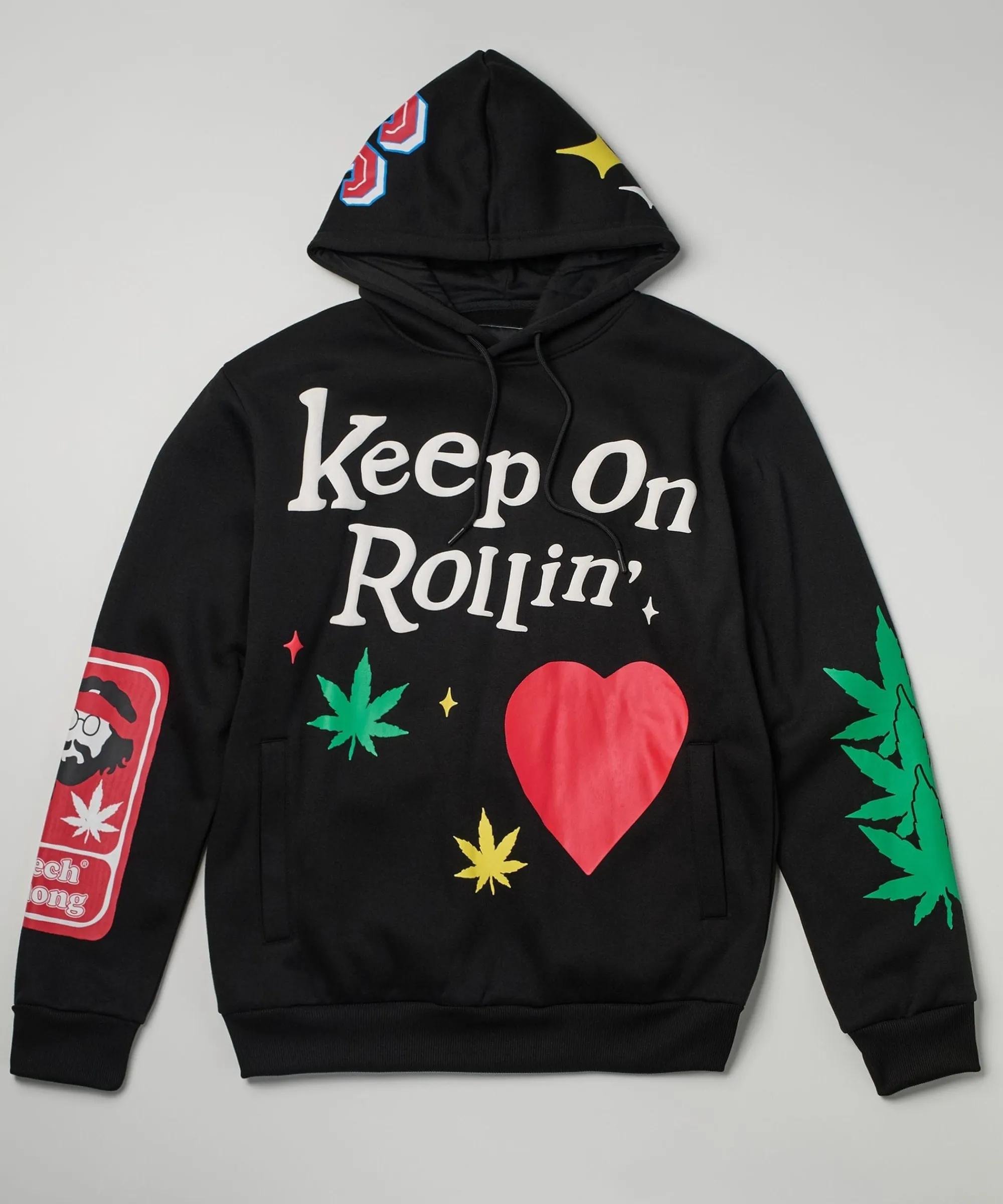 cheech__chong_keep_on_rolling_hoodie__black_0.webp Best Sale Cheech & Chong Keep On Rolling Hoodie - Black Hoodies | Hoodies