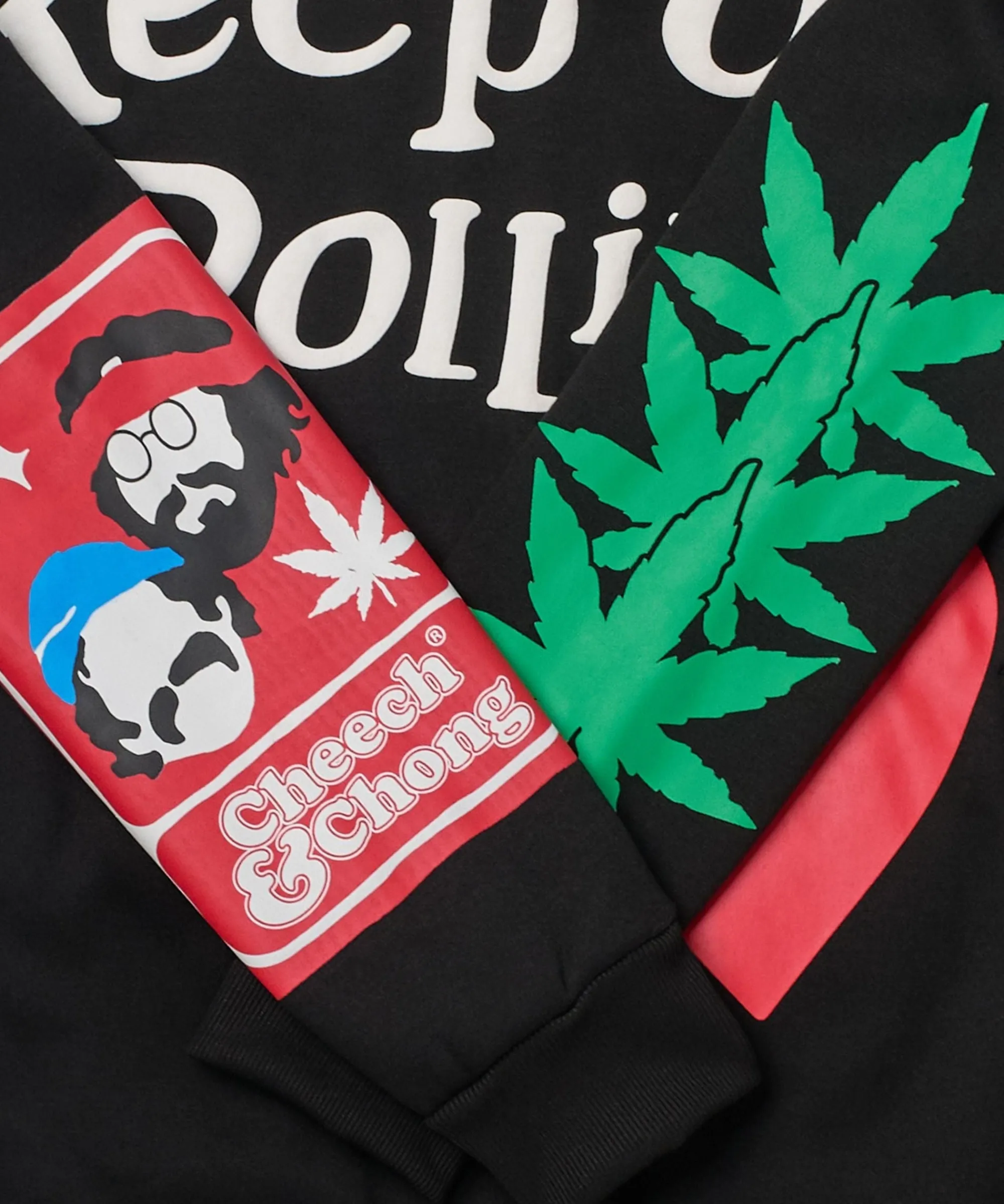 cheech__chong_keep_on_rolling_hoodie__black_2.webp Best Sale Cheech & Chong Keep On Rolling Hoodie - Black Hoodies | Hoodies