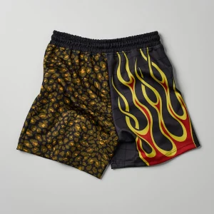 Shop Cheetah And Flames Split Shorts Shop All Bottoms | Shorts
