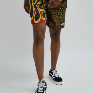 Shop Cheetah And Flames Split Shorts Shop All Bottoms | Shorts