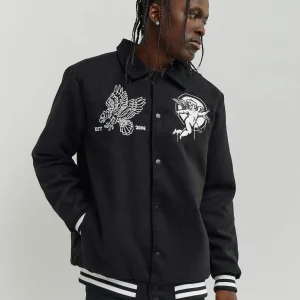 Best Cherub Varsity Jacket - Black Varsity Jackets