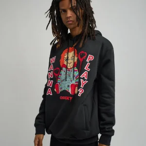 New Chucky Blocks Graphic Print Hoodie Hoodies | Hoodies