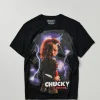 Cheap Chucky Bolts Short Sleeve Tee - Black Graphic Tees