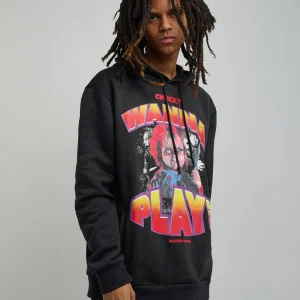 New Chucky Wanna Play Graphic Print Hoodie Hoodies | Hoodies