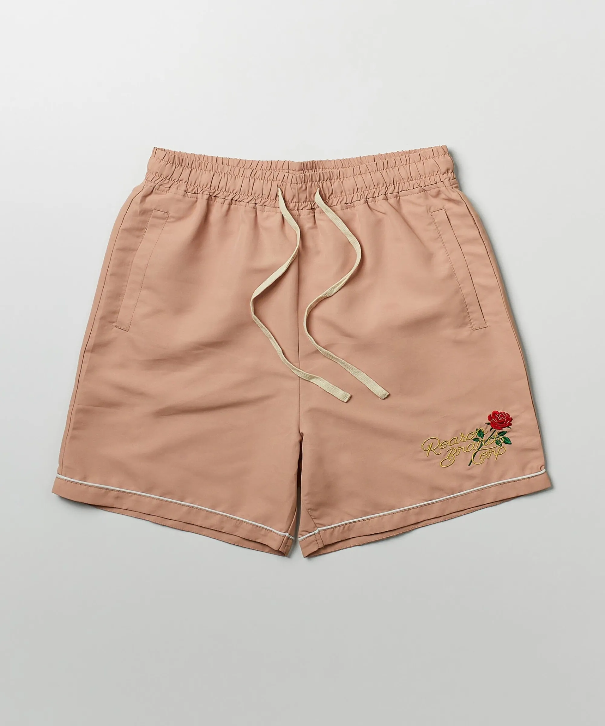 clubmaster_embroidered_shorts__sand_4.webp Store Clubmaster Embroidered Shorts - Sand Shop All Bottoms | Shorts