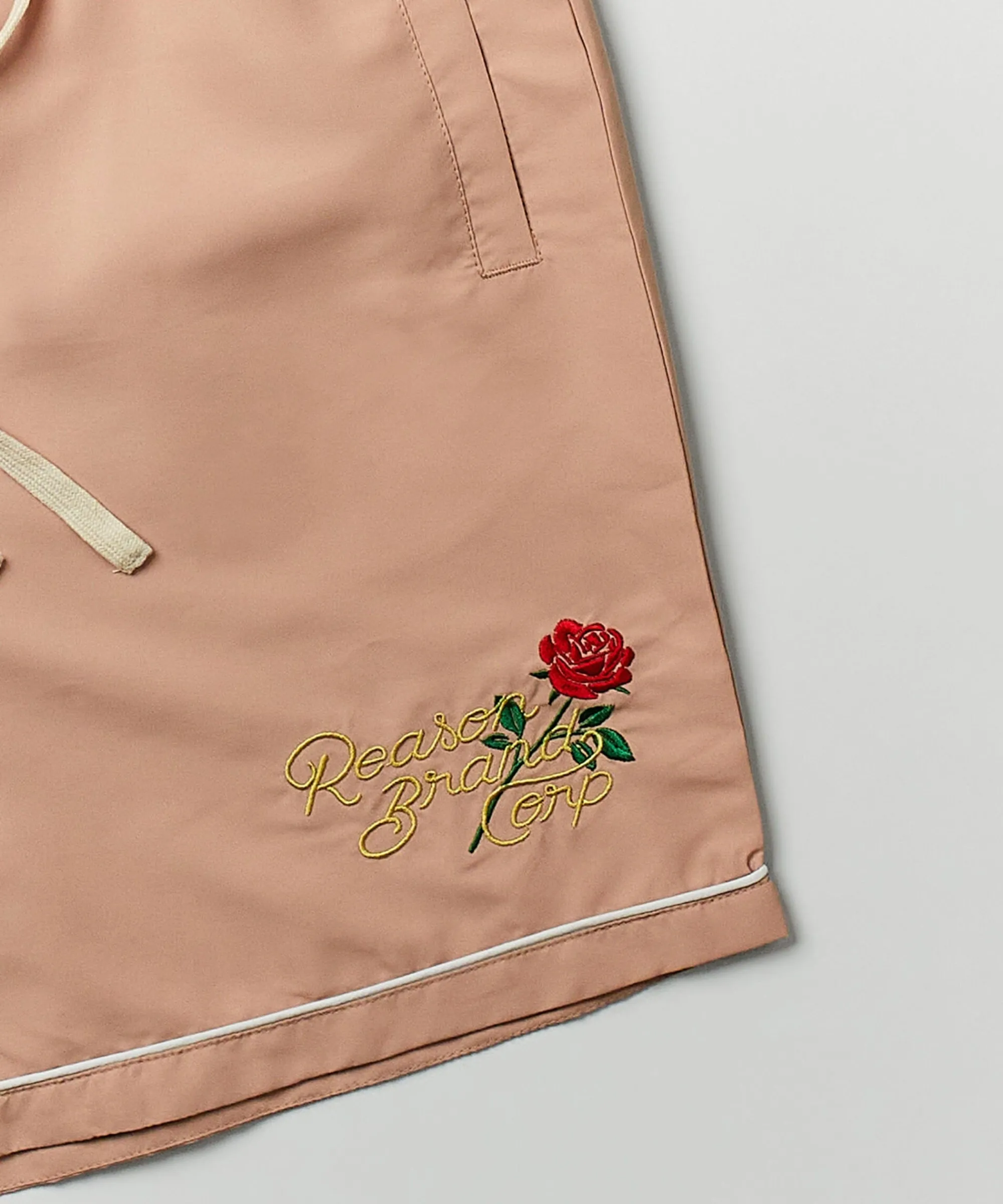 clubmaster_embroidered_shorts__sand_5.webp Store Clubmaster Embroidered Shorts - Sand Shop All Bottoms | Shorts