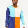 Hot Color Block Long Sleeve Tee Long Sleeve Tees | Graphic Tees