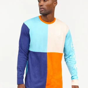 Hot Color Block Long Sleeve Tee Long Sleeve Tees | Graphic Tees
