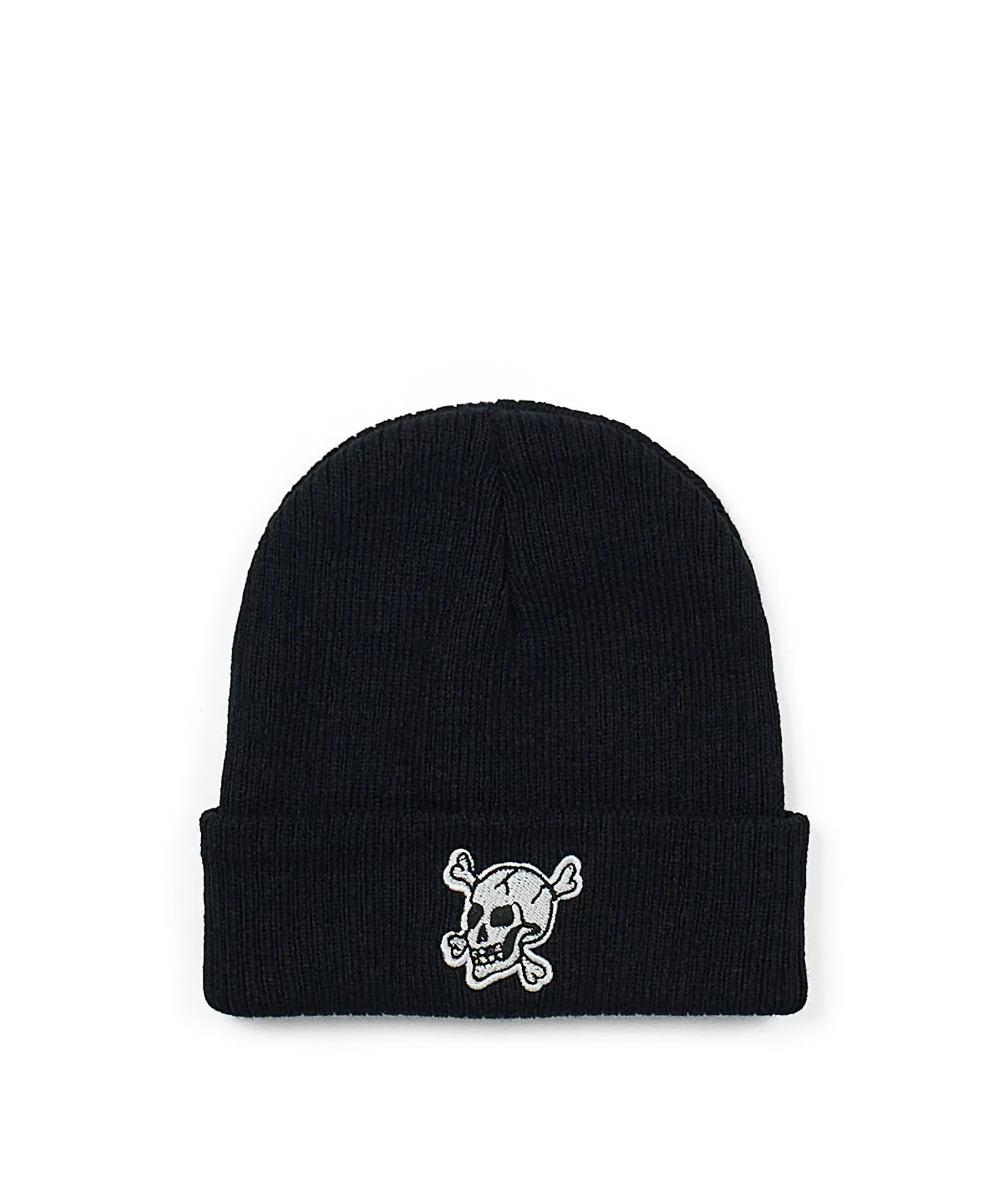 crossbones_beanie__black_0.webp Fashion Crossbones Beanie - Black Hats | Beanies