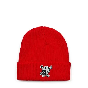 Store Crossbones Beanie - Red Hats | Beanies