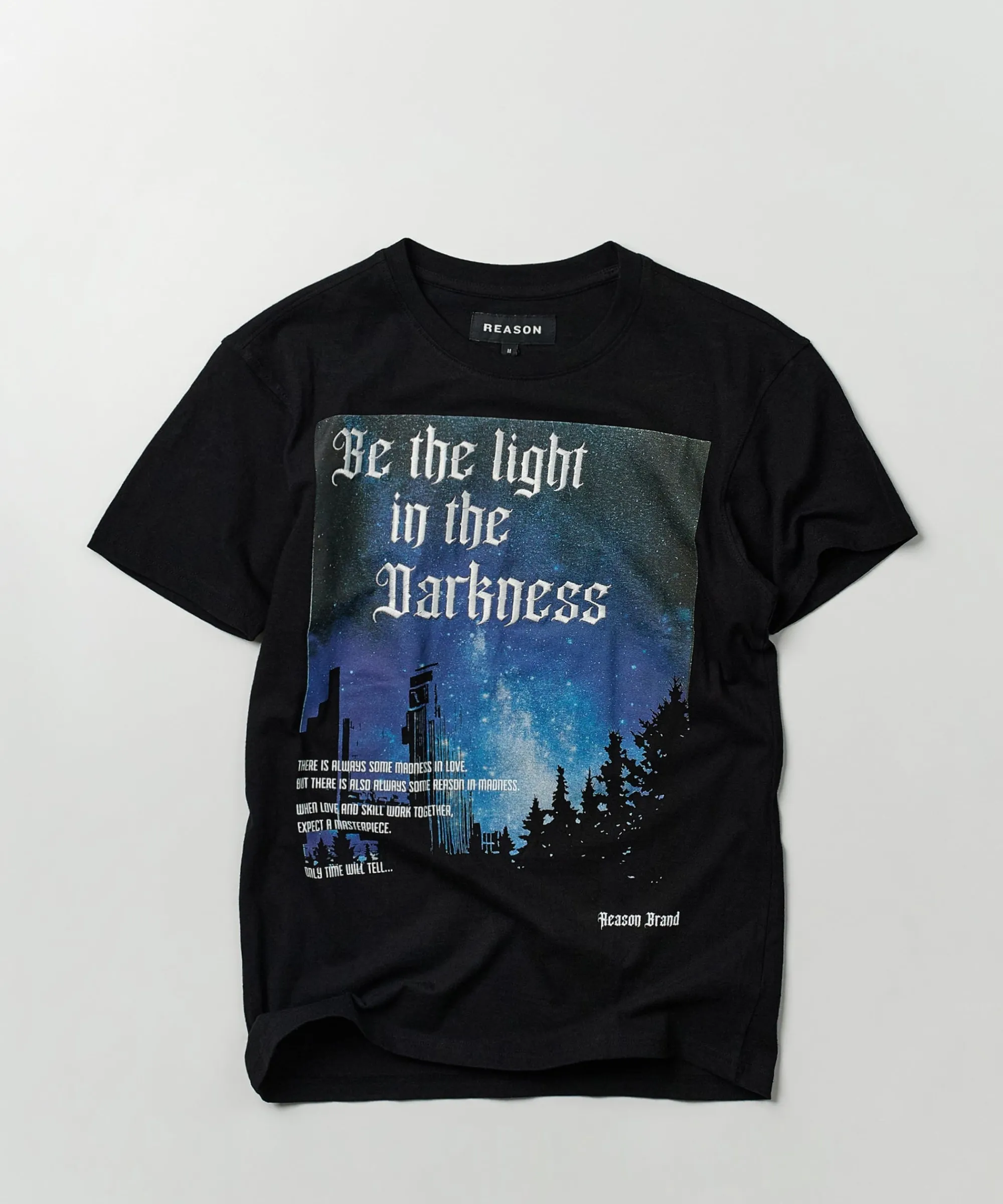 darkness_short_sleeve_graphic_print_tee__black_2.webp New Darkness Short Sleeve Graphic Print Tee - Black Graphic Tees