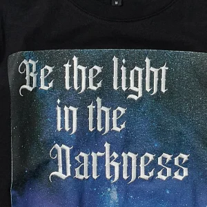 New Darkness Short Sleeve Graphic Print Tee - Black Graphic Tees