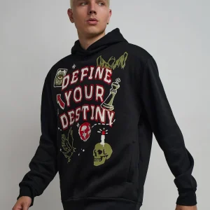 Discount Define Your Destiny Hoodie - Black Hoodies | Hoodies