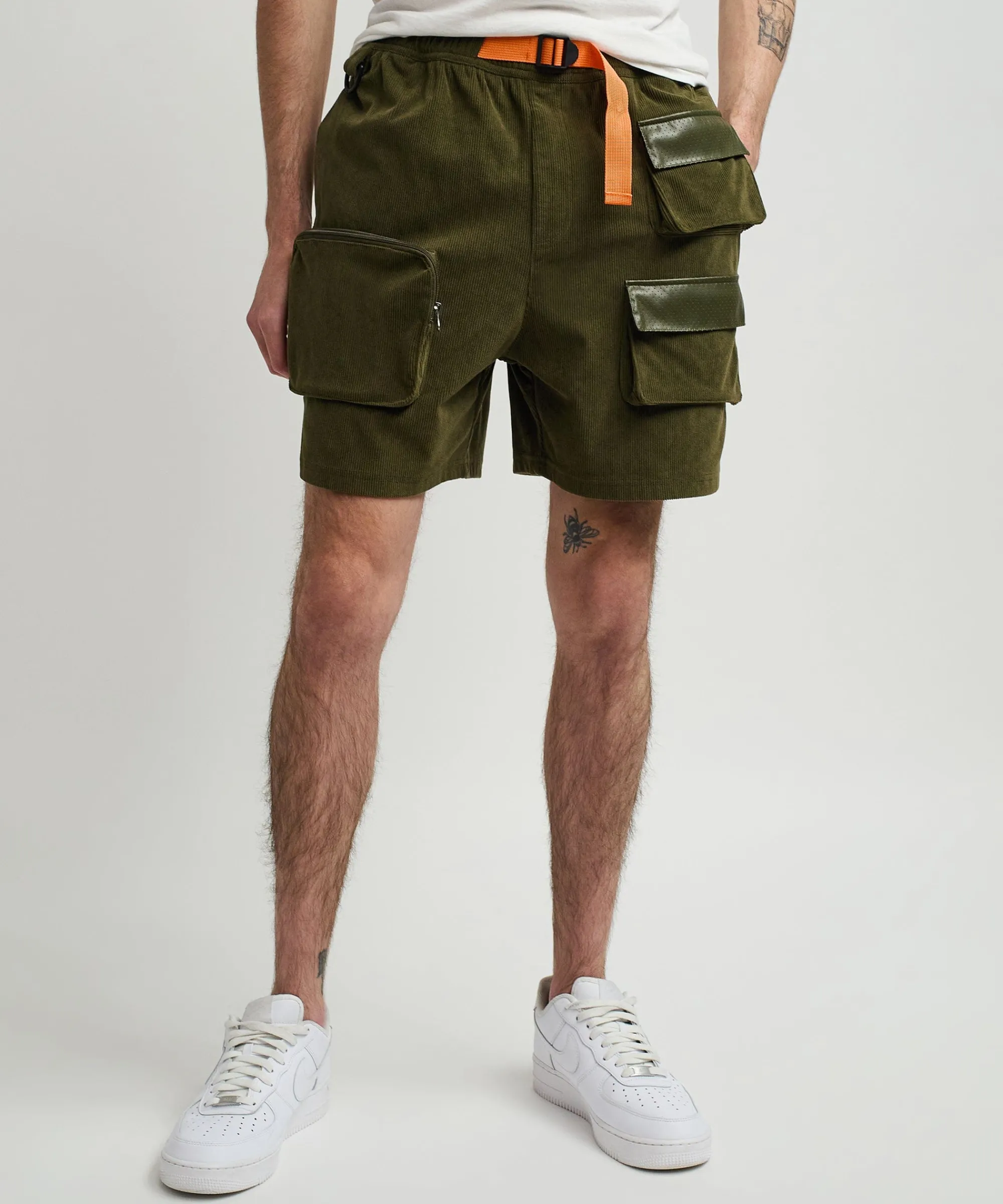 delta_utility_corduroy_cargo_shorts__green_2.webp Hot Delta Utility Corduroy Cargo Shorts - Green Shop All Bottoms | Shorts